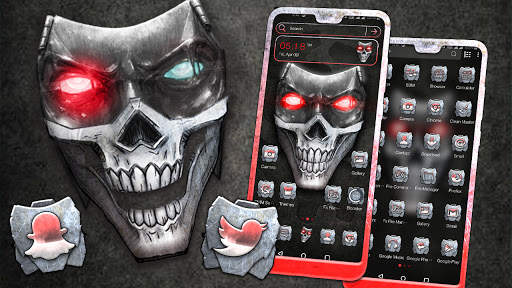 Metal Skull Mask Launcher screenshot 1