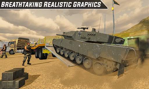 Army Truck Tank Transport-Impossible Mission Drive screenshot 3