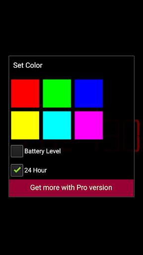Digital Clock Seconds screenshot 3
