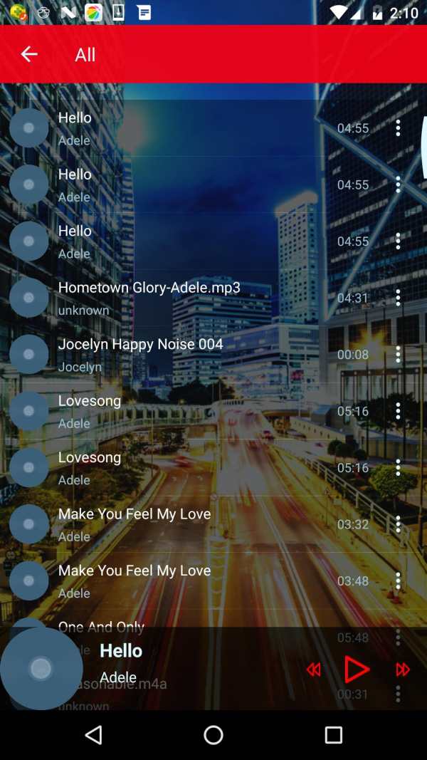 Music Player screenshot 2