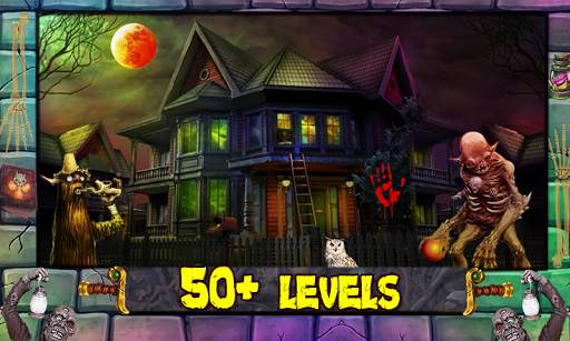 Free New Escape Games 56-Horror Puzzle Room Escape screenshot 1