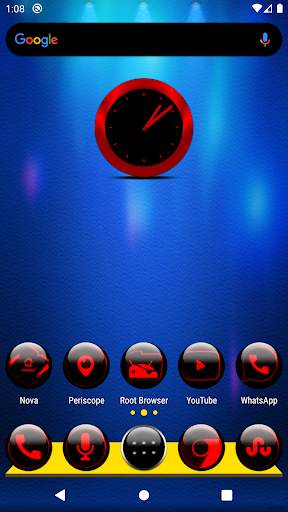 Red Glass Orb Icon Pack скриншот 1