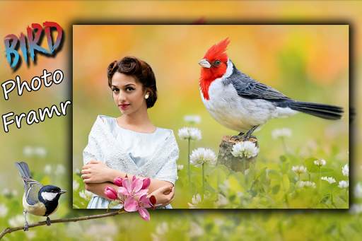 Bird Photo Frame : Cut Paste Editor screenshot 1
