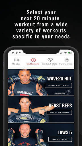 PowerWave – Fitness OnDemand 4 تصوير الشاشة