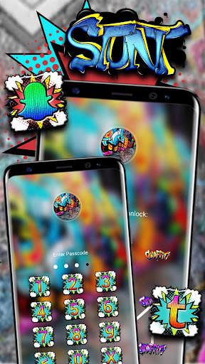 Street Graffiti Launcher Theme screenshot 4