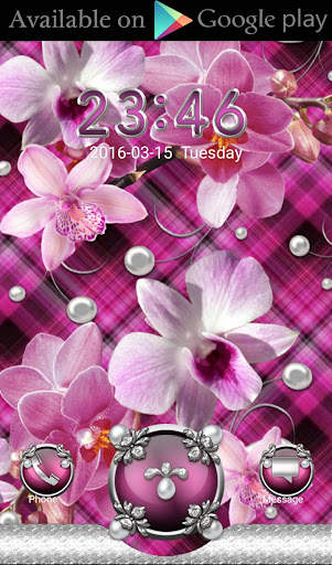 Orchids Go Launcher  theme screenshot 6