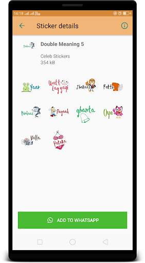 Double Meaning WAStickerApps for Whatsapp screenshot 4