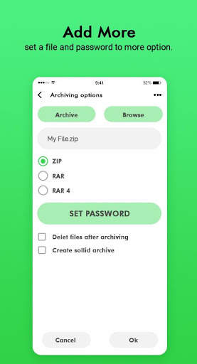 Zip file extractor for Android, Rar zip Extractor screenshot 2