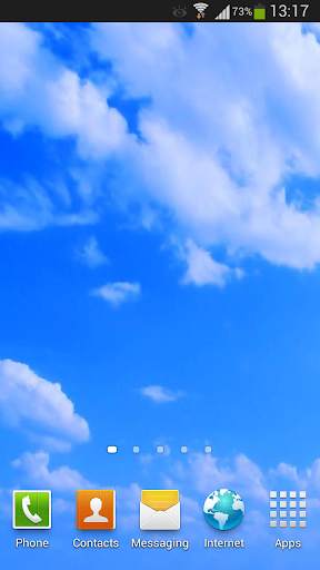 Blue Sky Live Wallpaper HD 3 screenshot 3