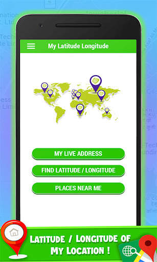 Latitude Longitude My Location screenshot 1