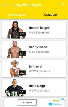Free WWE Music screenshot 1