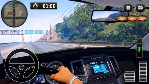 Driving Suv Toyota Car Simulator screenshot 2