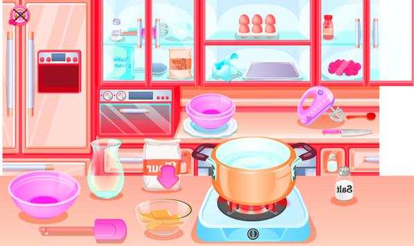 cooking games : raspberry eclairs screenshot 1
