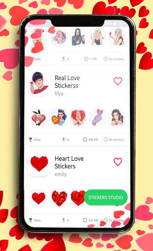 💞WAStickerApp Animated Love Stickers for WhatsApp screenshot 4