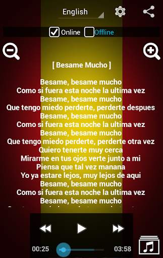Learn Spanish with Music screenshot 2