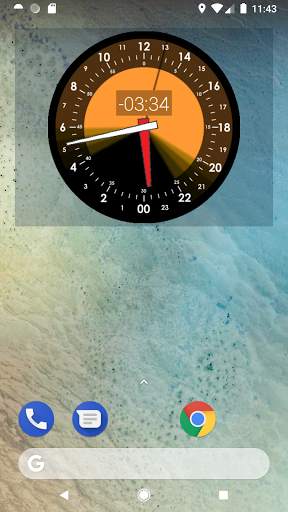 Sunrise Clock Widget screenshot 4