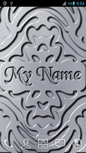 Carve My Name Live Wallpaper 3D with photo screenshot 4