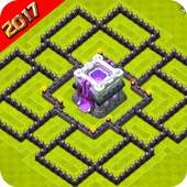 Maps of Clash of Clan Base 2017 on 9Apps