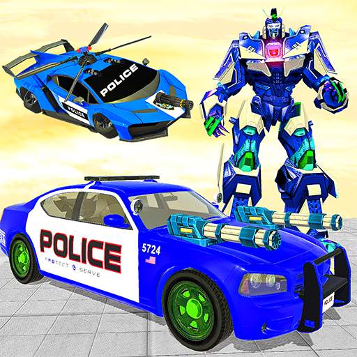 US Police Car Robot Transformation: Robot Strike 0.3