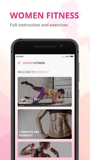 Women Fitness - Female Workout Challenge screenshot 1