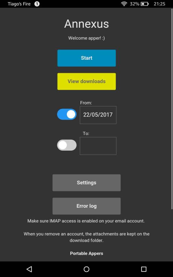 Annexus - Backup email 9 تصوير الشاشة