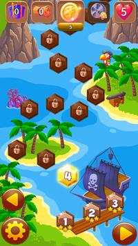 Pirate Treasure Crush - Match 3 Puzzle Game screenshot 3