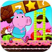 🐽 Super Peppie Pig Adventure icon
