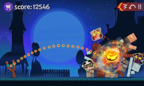 Angry Pumpkins Halloween स्क्रीनशॉट 2