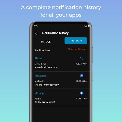 Bridge - mirror notifications скриншот 6