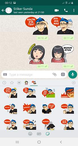 Stiker Lucu Bahasa Sunda WAStickerApps screenshot 1