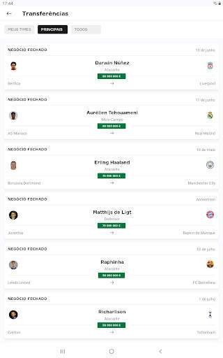OneFootball Resultados Futebol screenshot 15