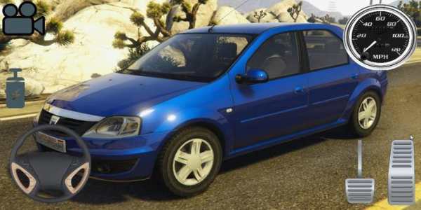 Driving Dacia Logan Car Simulator screenshot 3