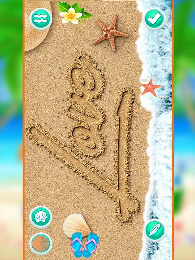 Disegno di sabbia Gioco d'arte con la sabbia screenshot 3