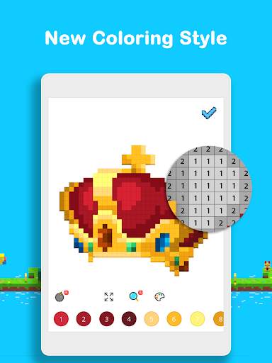 Voxel - 3D Color by Number & Pixel Coloring Book screenshot 16