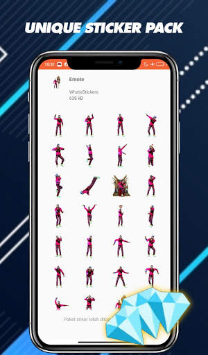 ملصقات مجانيةFF  2021 - WAStickerApps 5 تصوير الشاشة