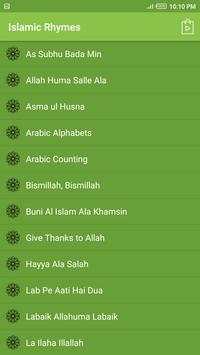 Islamic Rhymes for Kids screenshot 2