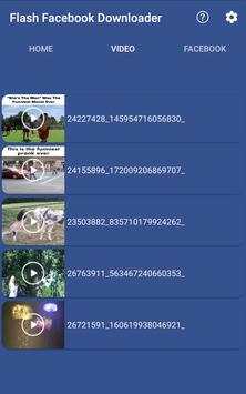 Flash FB Video Download And Easy Use screenshot 4