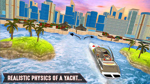 Xtreme Boat Racing Jet Ski Stunt Game Ship Parking screenshot 5