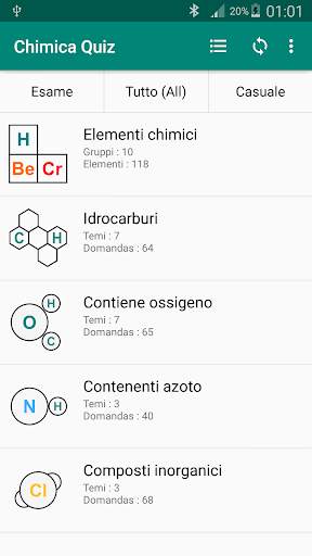 Chimica Quiz screenshot 1