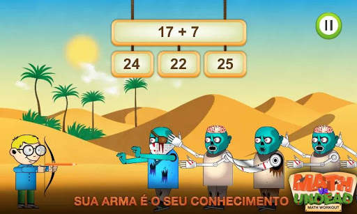 Jogo de Matemática vs Undead screenshot 9