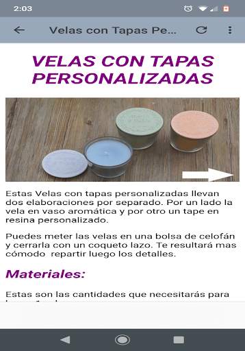 Velas Aromáticas screenshot 7