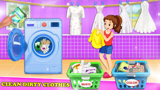 Girl House Cleaning Home Clean screenshot 1