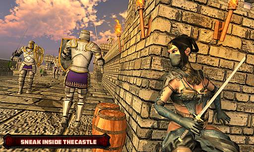 American Ninja Sword Fight with Assassin Warrior screenshot 1