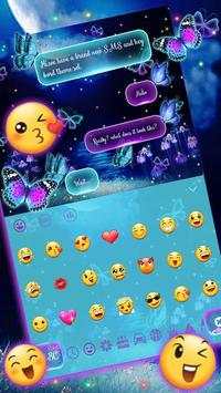 SMS Neon Fairyland Keyboard Theme screenshot 3