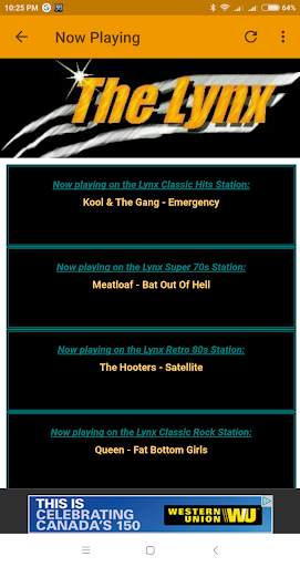 Lynx Internet Radio Network screenshot 4