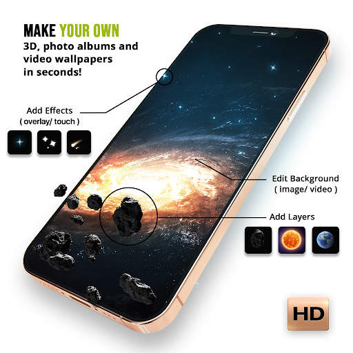 Wave Live Wallpapers Maker 3D screenshot 6