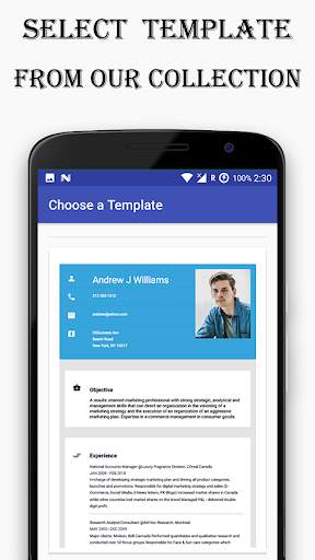 Resume Builder CV Maker screenshot 3