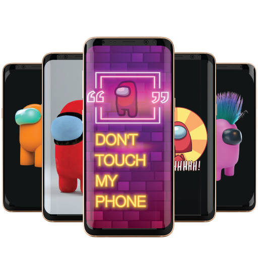 among us wallpapers Live HD &amp; 3d lock screen icon