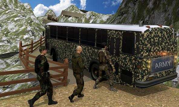 Off-road Army Bus Driver: Transport Truck screenshot 4