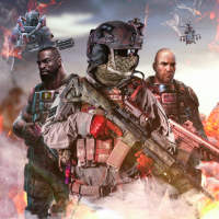 fps offline shooting games 3d logo